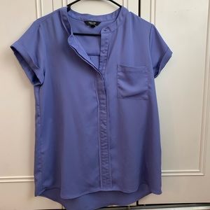 Vera Wang Short Sleeve Button Down